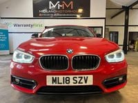 Used BMW 118 Sport Line 2018 Red Hatchback