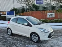 Used Ford Ka Zetec 69 HP (50 kW) 2014 White Hatchback