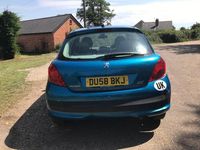 Used Peugeot 207 94 HP (69 kW) 2008 Blue Hatchback