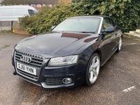 Used Audi A5 Cabriolet S-Line 2011 Blue Cabriolet