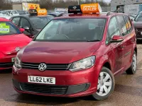 Used VW Touran S 105 HP (77 kW) 2012 Red MPV