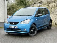 Used Seat Mii Design 60 HP (44 kW) 2017 Blue Hatchback
