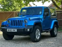 Used Jeep Wrangler Sahara 2010 Blue SUV