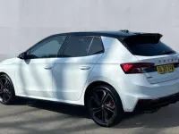 New Skoda Fabia 177 HP (130 kW) 2026 Moon white metallic black magic pearl effect Hatchback