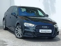 Used Audi A3 Black Edition 116 HP (85 kW) 2019 Black Sedan