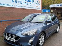 Used Ford Focus Zetec 125 HP (91 kW) 2022 Blue Hatchback