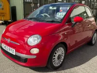 Used Fiat 500 Lounge 69 HP (50 kW) 2013 Red Hatchback
