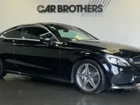 Used Mercedes C220 AMG line 170 HP (125 kW) 2018 Black Coupe