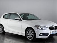 Used BMW 118 Sport Line 136 HP (100 kW) 2017 White Hatchback