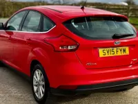 Used Ford Focus Titanium 125 HP (91 kW) 2015 Red Hatchback