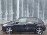 Used Peugeot 208 GT-line 109 HP (80 kW) 2019 Black Hatchback