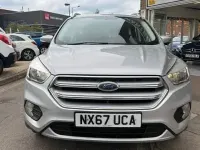 Used Ford Kuga Zetec 120 HP (88 kW) 2017 Moondust silver metallic SUV