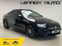 Used Mercedes E300 AMG line 2021 Black Coupe