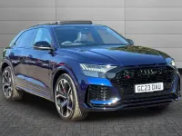 Used Audi RS Q8 Advanced 592 HP (435 kW) 2023 Navarra blue SUV
