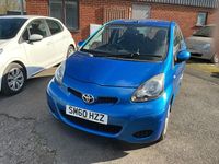 Used Toyota Aygo 67 HP (49 kW) 2010 Blue Hatchback