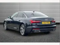 Used Audi A6 S-Line 204 HP (150 kW) 2023 Firmament blue Sedan