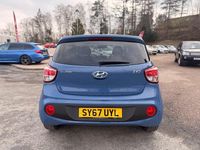 Used Hyundai i10 Premium 2017 Blue Hatchback
