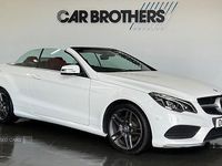 Used Mercedes E200 AMG line 184 HP (135 kW) 2016 White Cabriolet