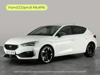 Used Cupra Leon 150 HP (110 kW) 2023 White Hatchback