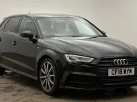 Used Audi A3 Sportback Black Edition 150 HP (110 kW) 2018 Black Hatchback