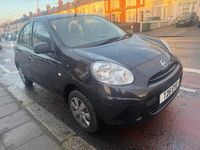 Begagnad Nissan Micra Visia 2013 Svart Halvkombi