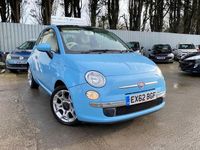 Used Fiat 500 Lounge 85 HP (62 kW) 2012 Blue Hatchback