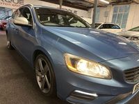 Used Volvo V60 R-Design 181 HP (133 kW) 2014 Blue Estate