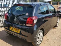 Used Peugeot 108 Active 68 HP (50 kW) 2015 Black Hatchback