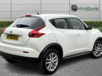 Used Nissan Juke Acenta 117 HP (86 kW) 2012 White SUV