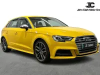 Used Audi S3 Sportback 306 HP (225 kW) 2017 Yellow Hatchback