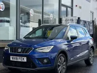 Używany Seat Arona XCELLENCE 95 KM (69 kW) 2018 Niebieski SUV