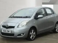 Used Toyota Yaris 101 HP (74 kW) 2010 Silver Hatchback