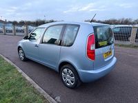 Used Skoda Roomster 105 HP (77 kW) 2011 Blue MPV