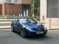 Used Mercedes SLK200 2008 Blue Cabriolet