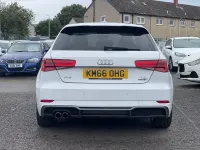 Used Audi A3 S-Line 184 HP (135 kW) 2016 White Hatchback