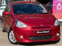 Used Mitsubishi Mirage 2015 Red Hatchback
