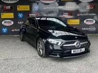 Used Mercedes A200 AMG line 150 HP (110 kW) 2021 Black Sedan