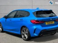 Used BMW M135 Comfort Edition 306 HP (225 kW) 2021 Misano blue metallic Hatchback