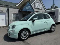Used Fiat 500 Lounge 69 HP (50 kW) 2016 Green Hatchback