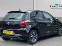 Used VW Polo SE 95 HP (69 kW) 2019 Black Hatchback