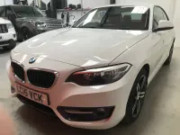 Used BMW 218 Sport Line 2015 White Coupe