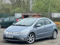 Begagnad Honda Civic EX 140 HK (102 kW) 2007 Blå Halvkombi