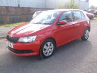 Used Skoda Fabia 60 HP (44 kW) 2017 Red Hatchback