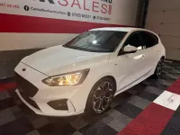Used Ford Focus ST-Line X 125 HP (91 kW) 2019 White Hatchback
