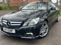 Used Mercedes E350 2011 Black Coupe