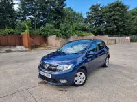 Used Dacia Sandero Comfort 88 HP (64 kW) 2018 Blue Hatchback