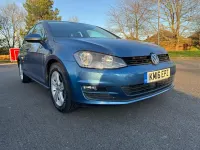 Used VW Golf VII Edition 125 HP (91 kW) 2016 Blue Hatchback