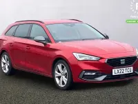 Begagnad Seat Leon FR 150 HK (110 kW) 2022 Röd Kombi