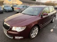 Used Skoda Superb Elegance 170 HP (125 kW) 2008 Maroon Hatchback
