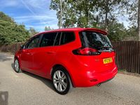 Used Vauxhall Zafira SRi 170 HP (125 kW) 2015 Red MPV